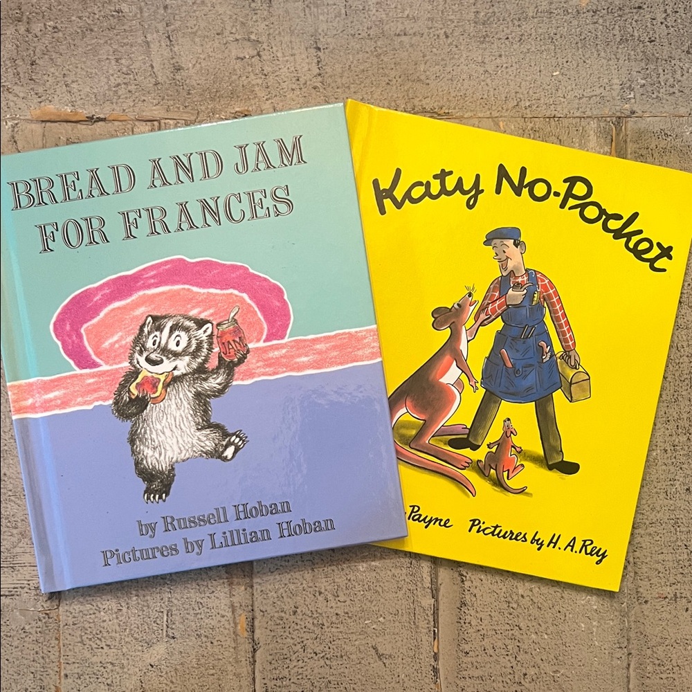 2 Weekly Reader Children's Books: “Bread and Jam for Frances” & “Katy No-Pocket”